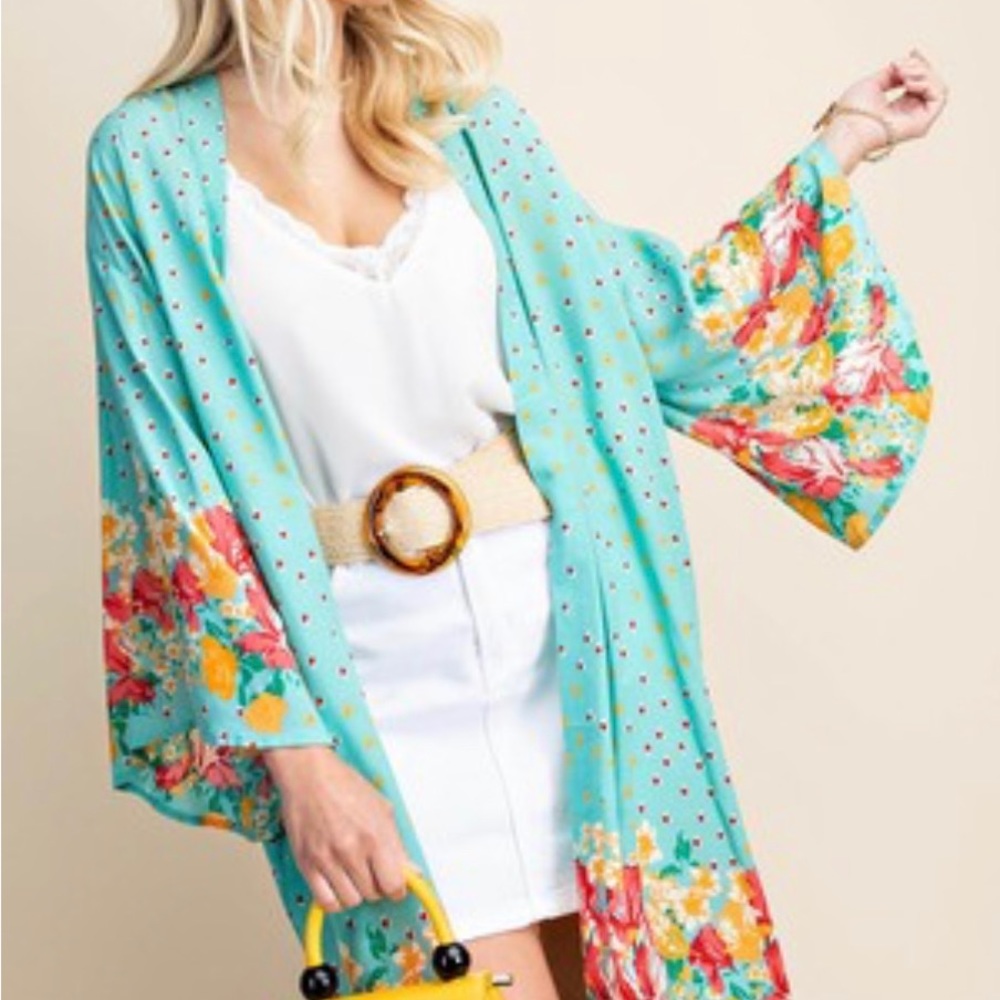 Kori America Floral Kimono